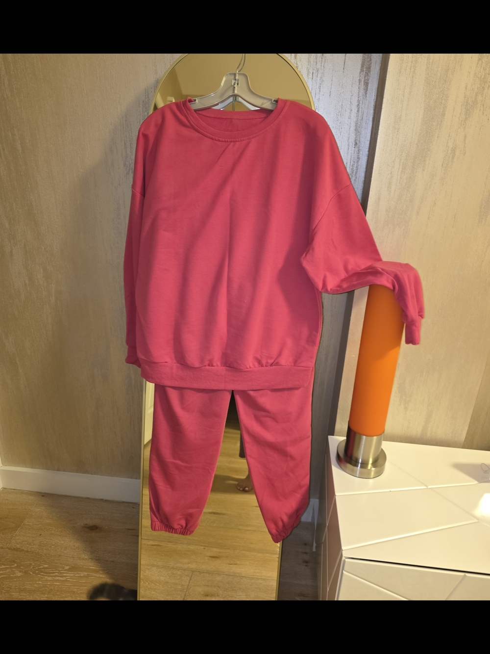 Cozy Pink Sweatshirt and Jogger Set
